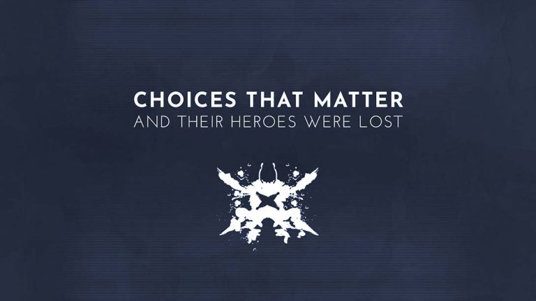 至关重要的选择：他们的英雄迷失了 Choices That Matter: And Their Heroes Were Lost