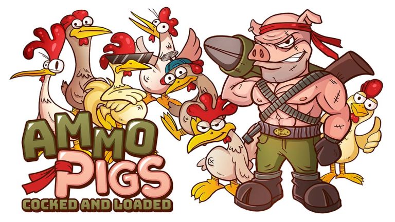 【美版】弹药猪：竖起并装载 Ammo Pigs: Cocked and Loaded