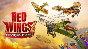 【美版】红翼：着色飞机 Red Wings Color Plane