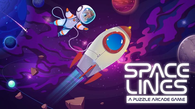 【美版】空间线：益智街机游戏 Space Lines: A Puzzle Arcade Game
