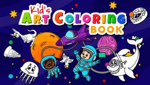 【美版】儿童艺术涂色书 Kid’s Art Coloring Book