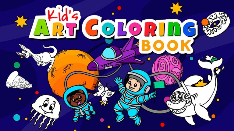 【美版】儿童艺术涂色书 Kid’s Art Coloring Book