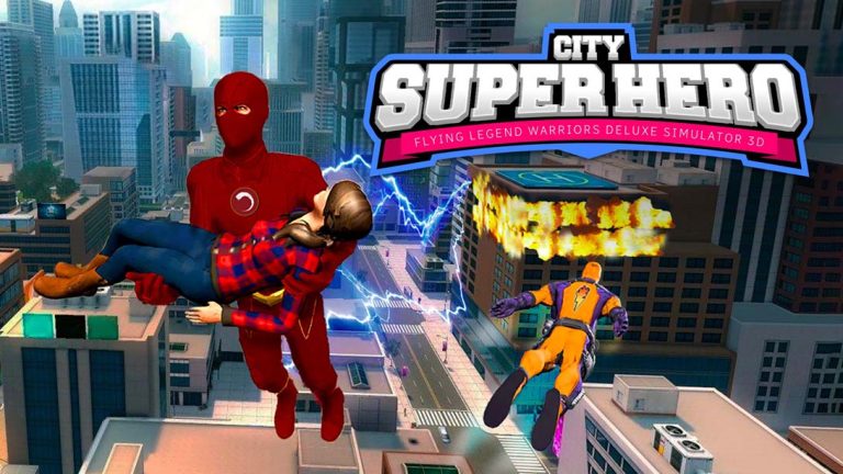 【美版】城市超级英雄3D -飞行传奇勇士豪华模拟器 City Super Hero 3D – Flying Legend Warriors Deluxe Simulat
