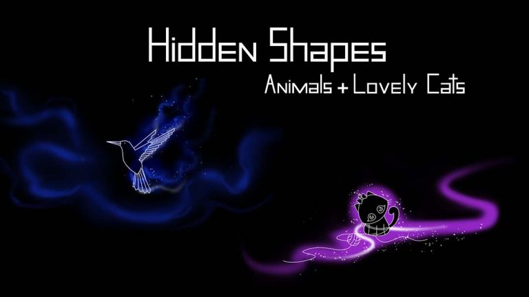 【美版】隐藏形状的动物：拼图游戏 Hidden Shapes: Animals + Lovely Cats