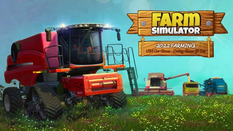 【美版】农场模拟美国汽车游戏-驾驶游戏和汽车2022年农场 Farm Simulator USA Car Games – Driving games & Car
