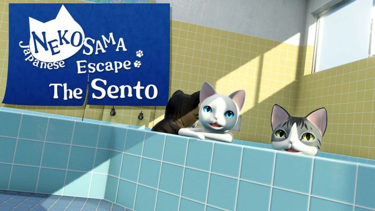 【美版】Japanese NEKOSAMA Escape The Sento