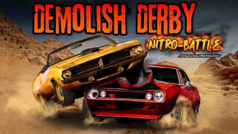 【美版】Demolish Derby Nitro – Battle Driving Car Games 2022 Deluxe Driver