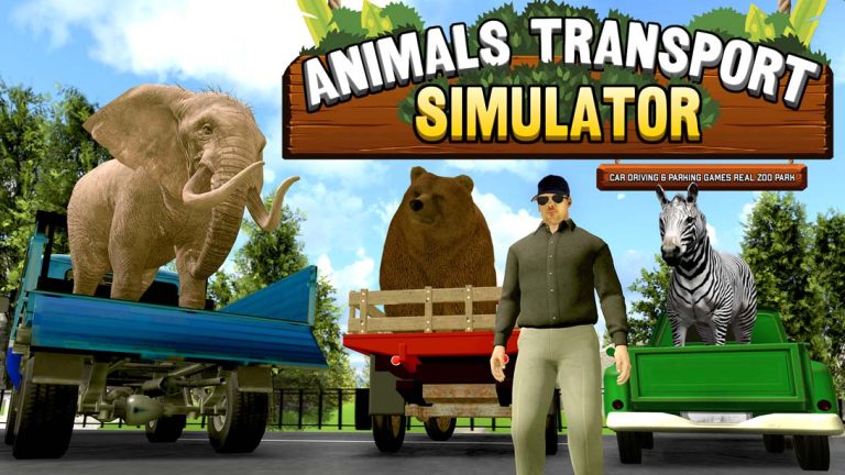 【美版】Animals Transport Simulator – car driving & parking games real zoo park