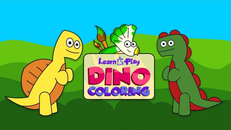 【美版】Learn & Play: Dino Coloring