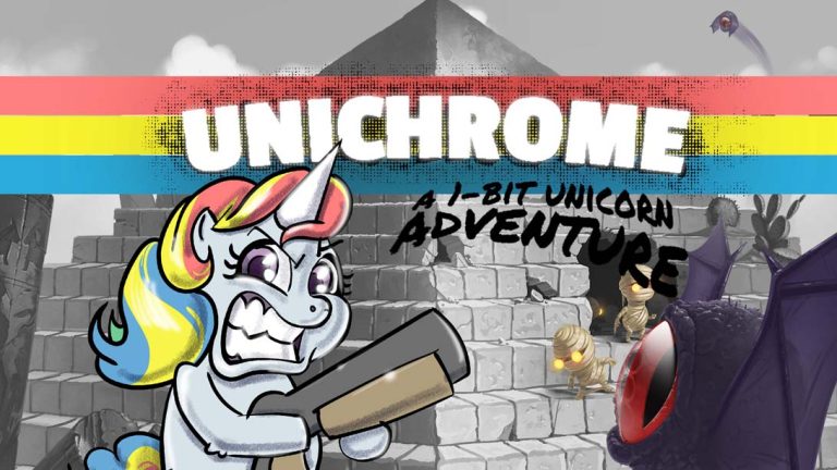 【美版】单色世界：1-bit 独角兽冒险 Unichrome: A 1-Bit Unicorn Adventure