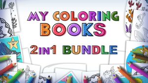 【美版】My Coloring Books – 2 in 1 Bundle
