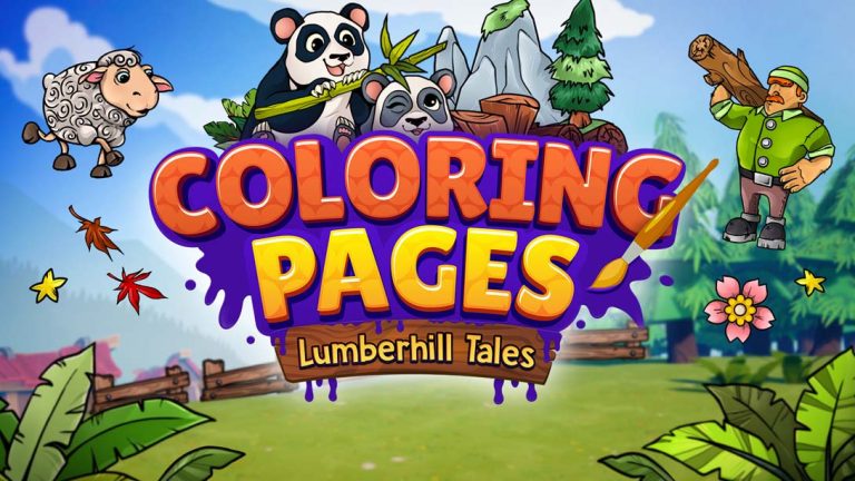 【美版】着色页:兰伯希尔故事 Lumberhill Tales: Coloring Pages