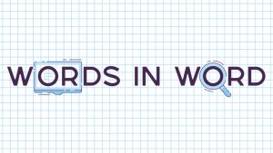 【美版】Words in Word