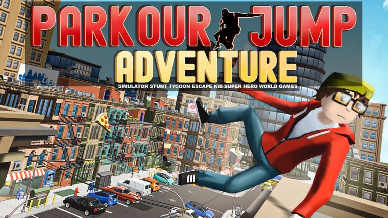 【英版】Parkour Jump Adventure Simulator Stunt Tycoon Ecape Kid