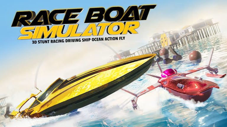 赛船模拟器 – 3D特技赛车驾驶船在海洋中 Race Boat Simulator – 3D Stunt Racing Driving Ship in Ocea