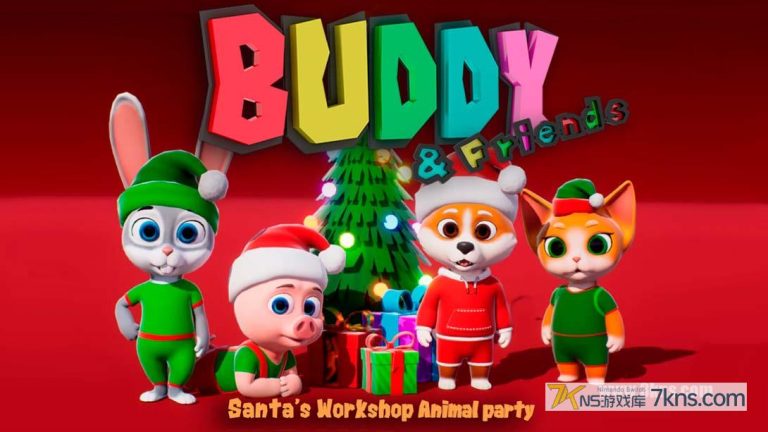 【美版】巴迪和朋友:圣诞老人的派对 Buddy & Friends: Santa’s Workshop Animal Party