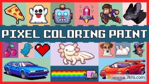 【美版】像素着色涂料 .Pixel Coloring Paint