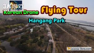 【美版】韩国无人机飞行游览 汉江公园 .Korean Drone Flying Tour Hangang Park