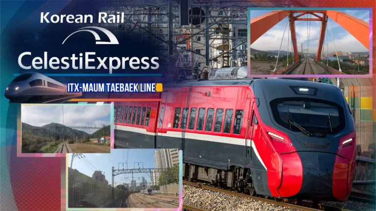 【美版】韩国铁路 Celesti特快 ITX-MAUM 太白线 .Korean Rail Celesti Express ITX-MAUM Taebaek Line