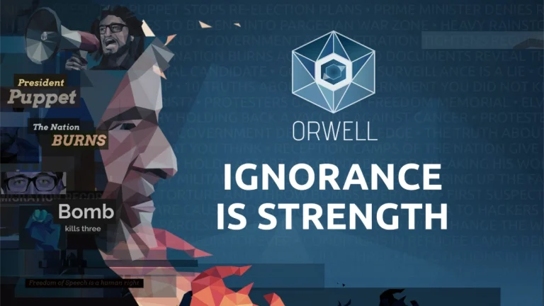 【美版】奥威尔 无知就是力量 .Orwell Ignorance is Strength