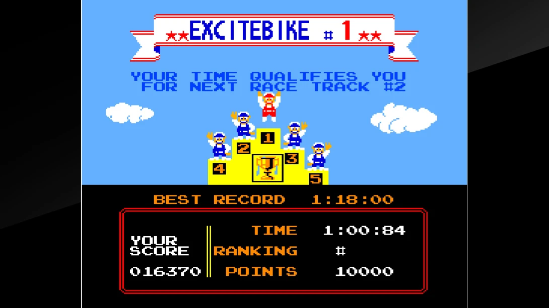 【美版】街机档案 越野机车 Arcade Archives EXCITEBIKE截图