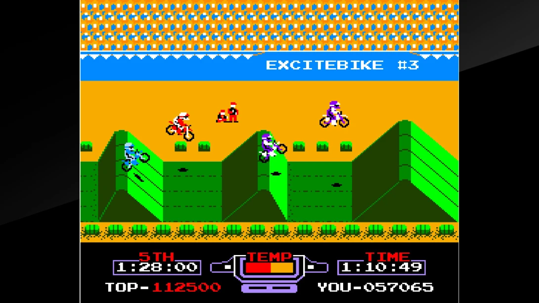 【美版】街机档案 越野机车 Arcade Archives EXCITEBIKE截图